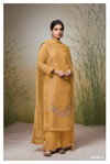 Cielo 2600 By Ganga Embroidery Linen Dress Material Wholesale Price In Surat